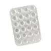 Fat Daddio's MFN-MINI Anodized Aluminum Mini Cupcake Muffin Pan, 24 Cavities