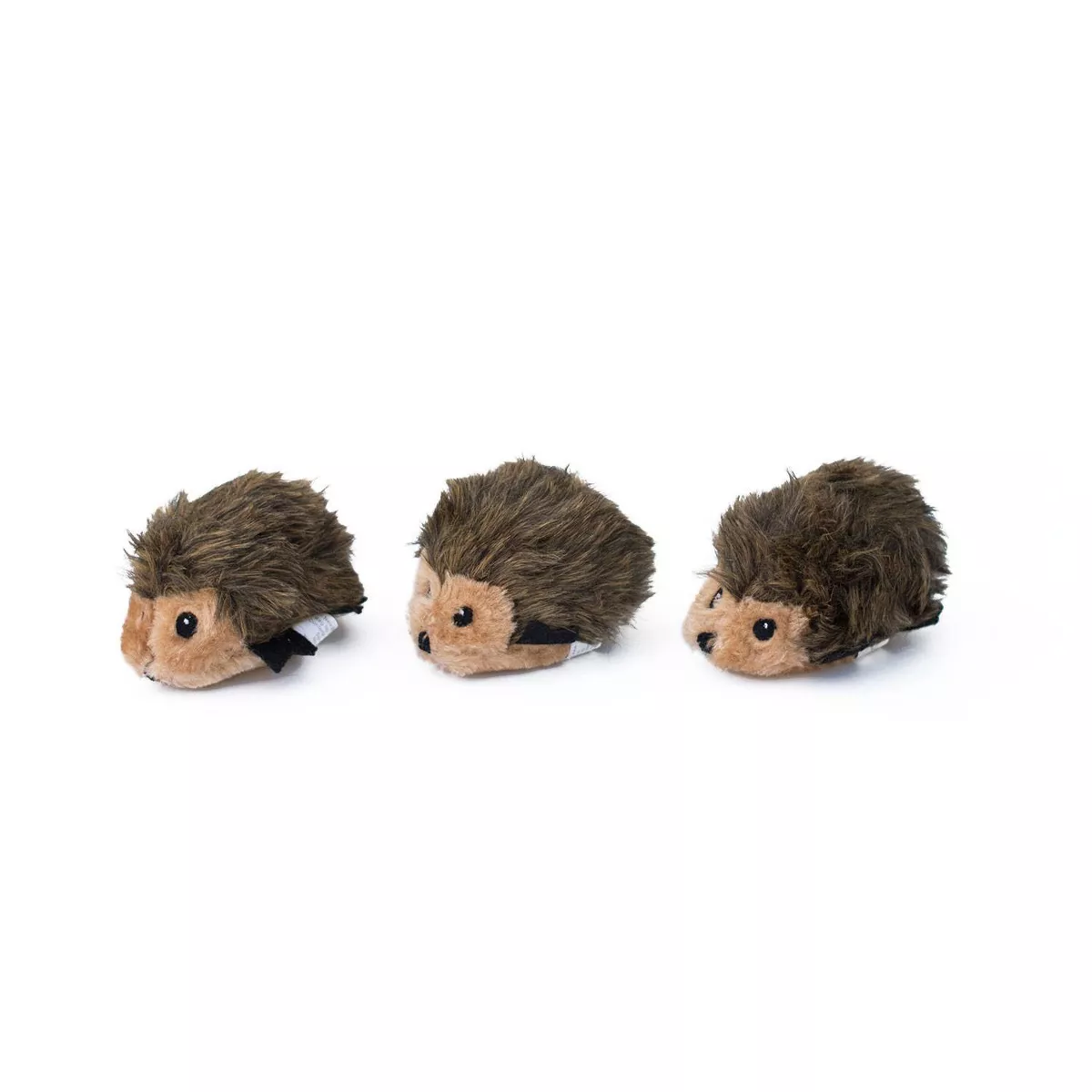 ZippyPaws Miniz Hedgehogs Dog Toy - 3pk