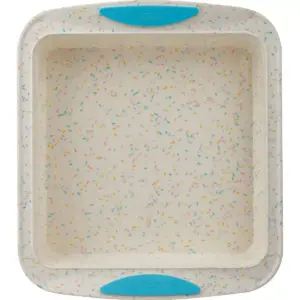 Trudeau Square Cake Pan Confetti 8