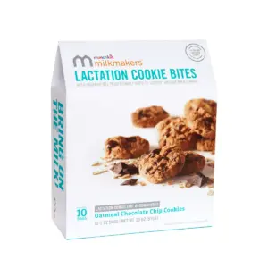 Munchkin Milkmakers Lactation Cookie Bites - Oatmeal Chocolate Chip - 10ct