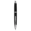 1ct Pilot Vanishing Point Retractable Fountain Pen Fine Point 0.7mm Black Rhodium Barrel Black