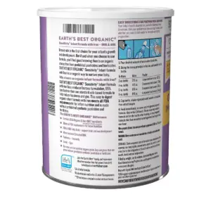 Earth's Best Organic Sensitivity Infant Formula with Iron Powder - 32oz