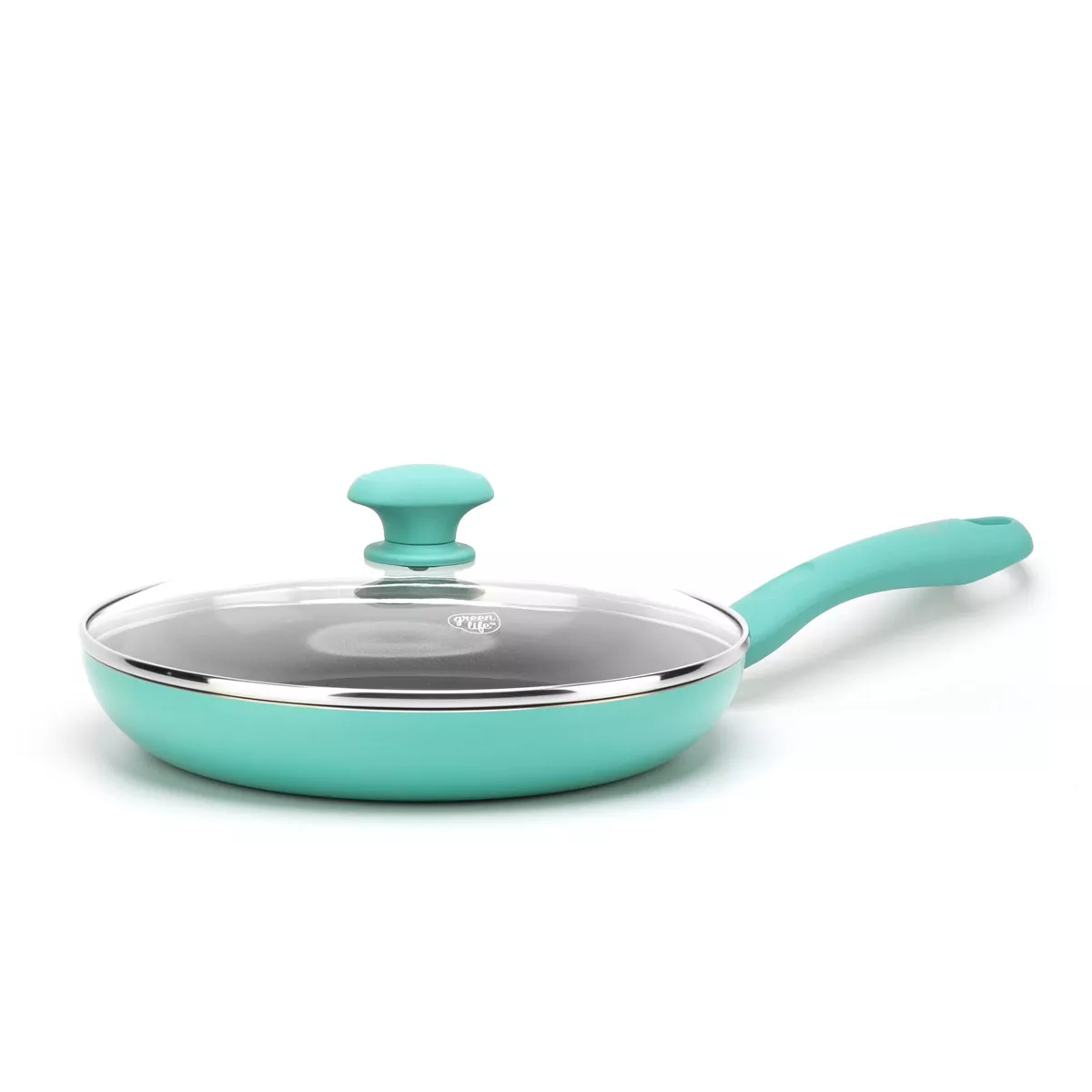 GreenLife 11" Diamond Covered Frypan Turquoise