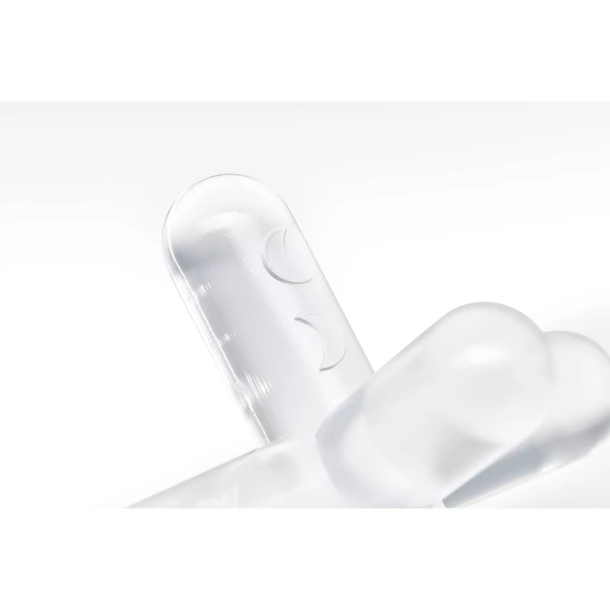 Moonjax Silicone Baby Teether Clear