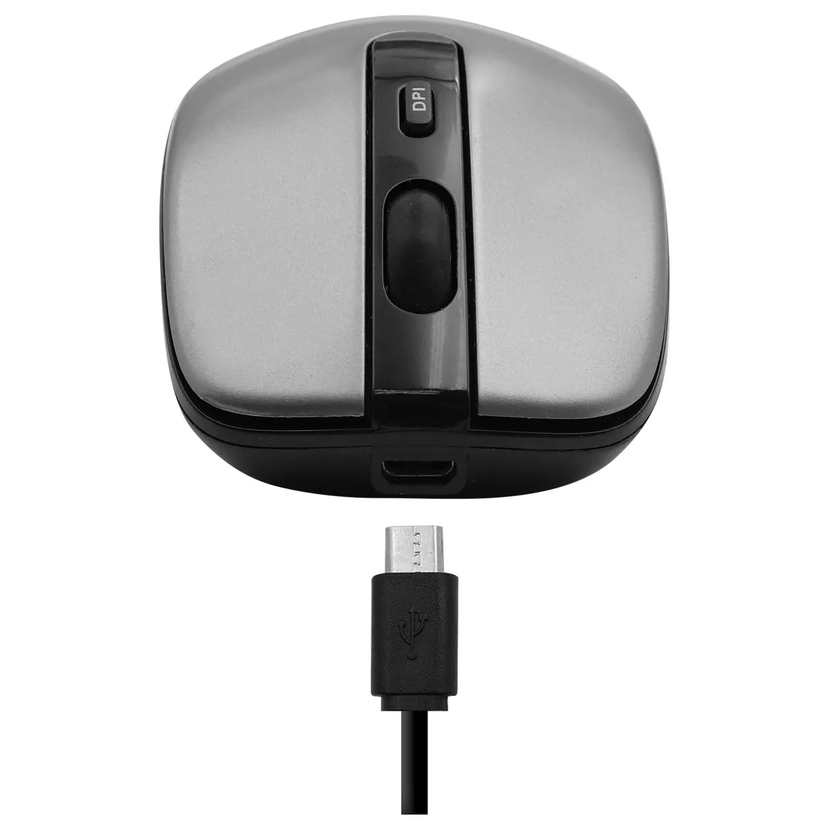 Macally RF Wireless 1600 DPI 3 Buttons Smooth Soft Rechargeable Mouse