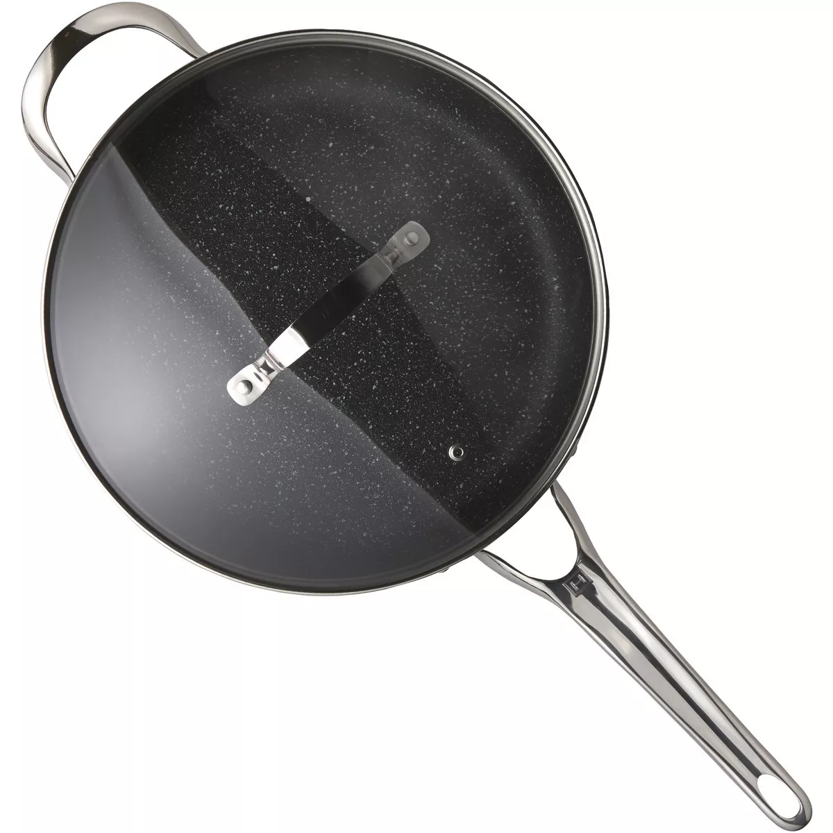 The Rock Deep Fry Pan with Glass Lid - 11