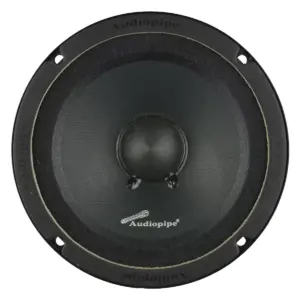 Audiopipe APMB-6SB 6 Inch 250 Watt MAX, 125 RMS, 8 Ohm Low/Mid Frequency Midrange Driver, Car Stereo Loudspeaker with KSV Voice Coil