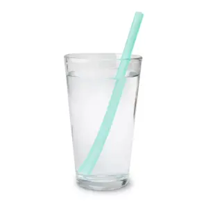 GoSili 2pk Reusable Standard Straw Tins Cobalt/Mint