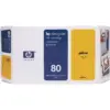 HP 80 Yellow Ink Cartridge (C4873A), 175ml