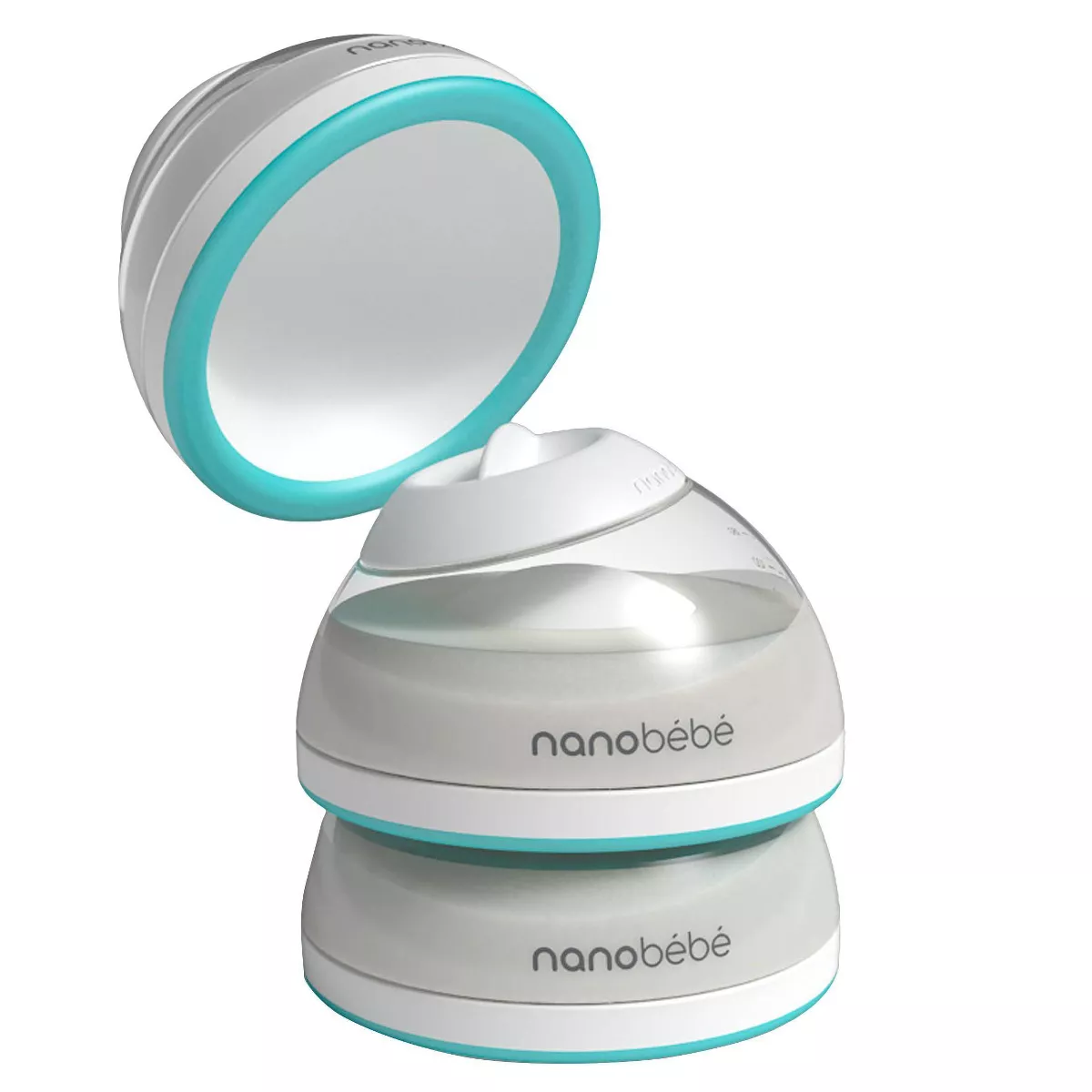 Nanobebe Stage 2 Transition Baby Bottle 8oz - Gray