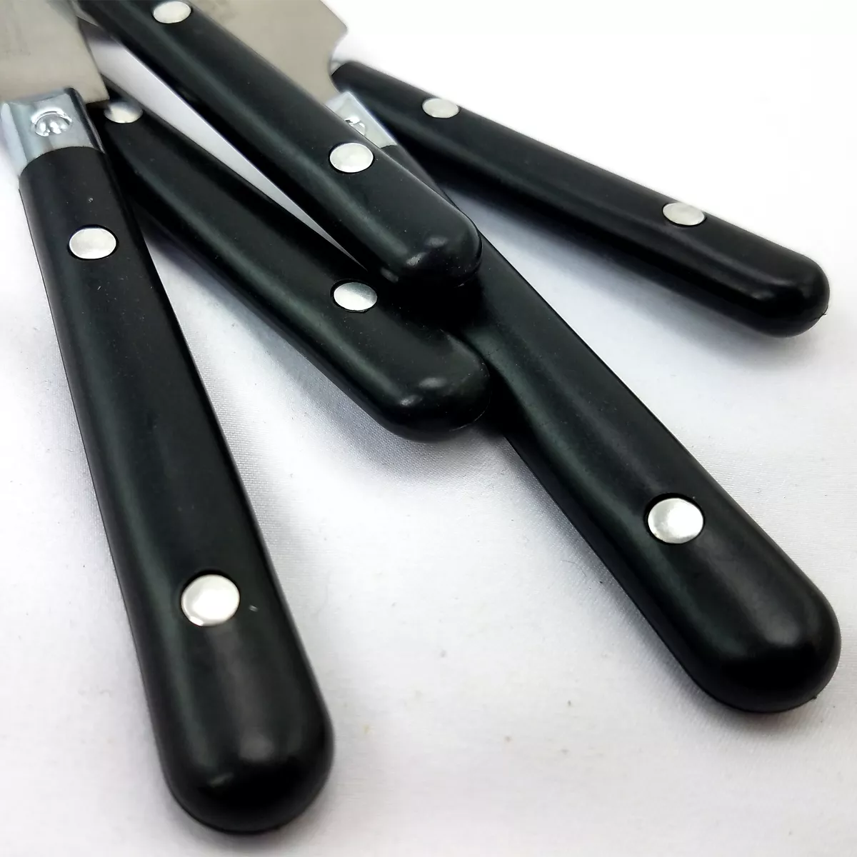 Gibson Home Casual Living 58 Piece Stainless Steel Flatware Set in Black