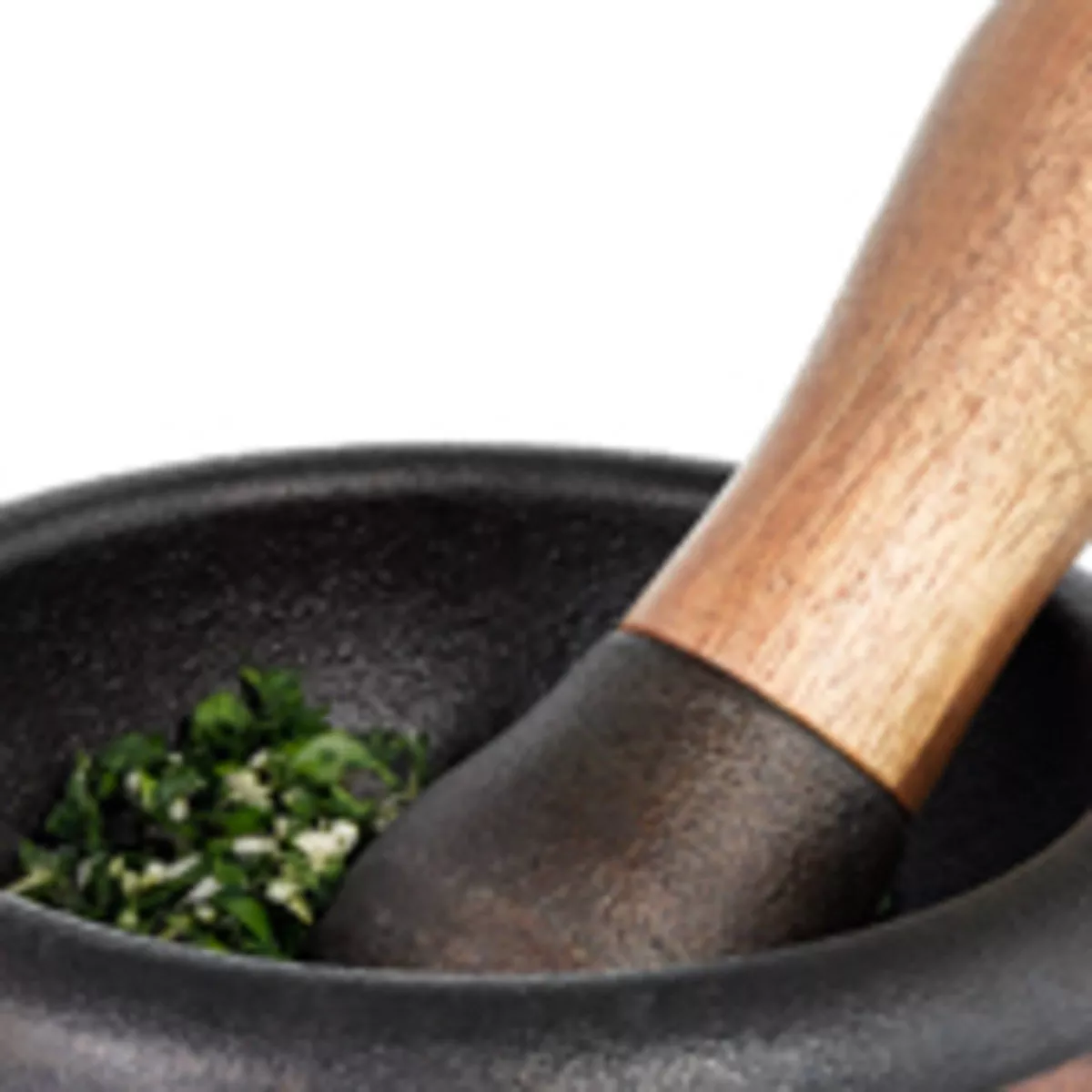 Adhoc Cast Iron Mortar and Pestle Crush