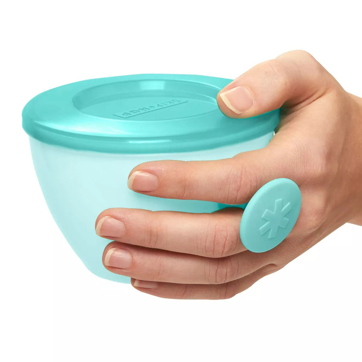 Skip Hop Easy Grab Bowls Gray/Soft Teal - 2pk