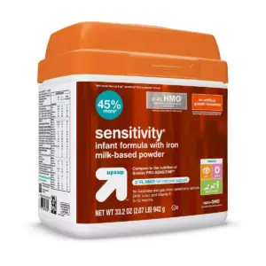 Non-GMO Sensitivity Infant Formula Powder with Iron - 33.2oz/4pk Each - Up&Up™