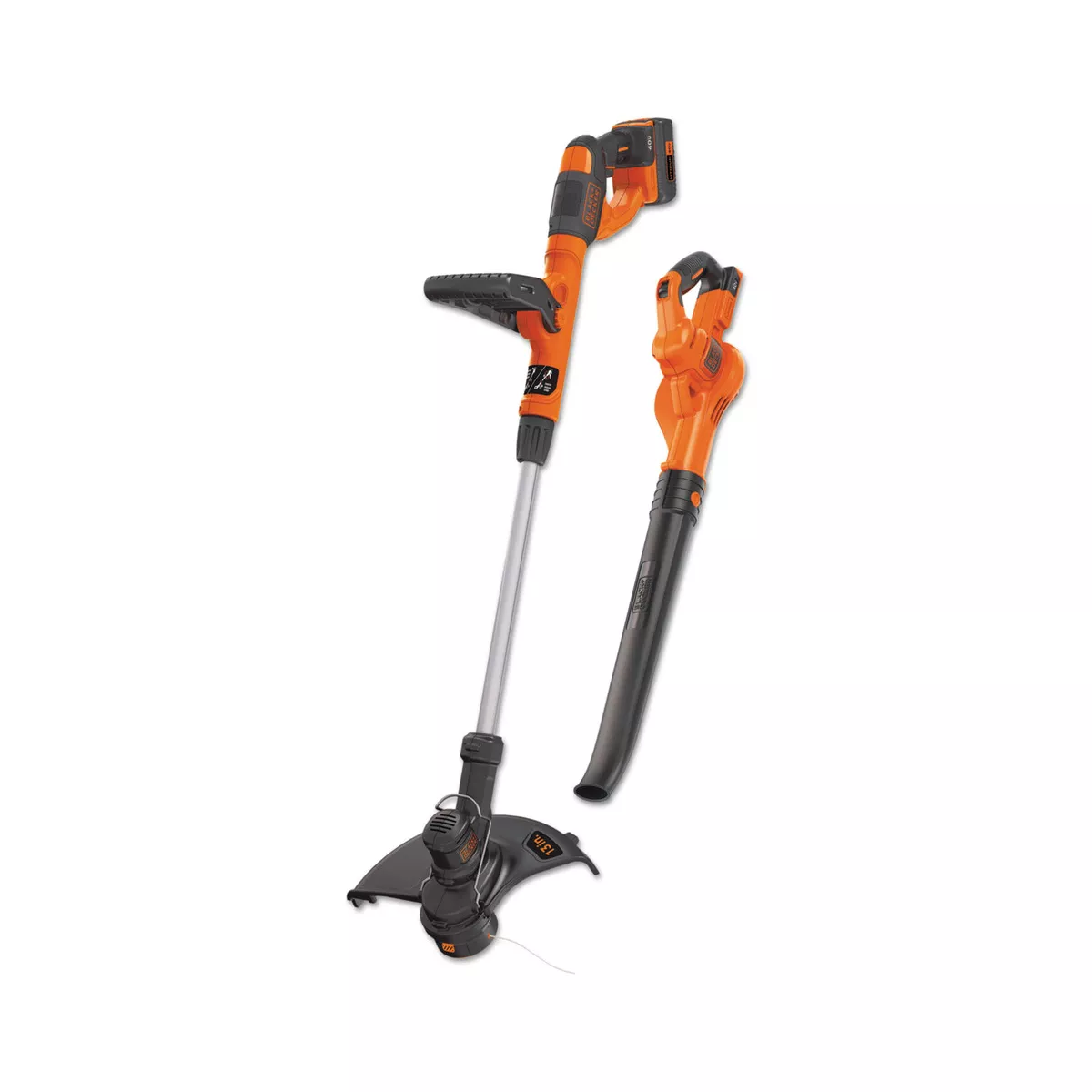 Black & Decker LCC340C 40V MAX Automatic Feed Spool Lithium-Ion 13 in. Cordless String Trimmer/Edger/ Sweeper Combo Kit (2 Ah)