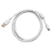 Monoprice USB 2.0 Cable - 6 Feet - White | USB Type-A Male to USB Micro-B Male 5-Pin, 28/24AWG, Gold Plated