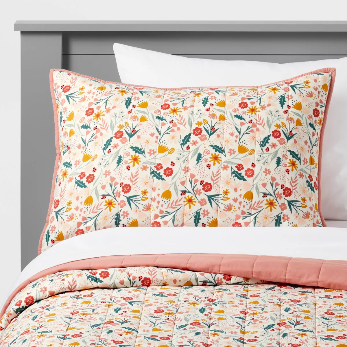 Floral Cotton Sham - Pillowfort™