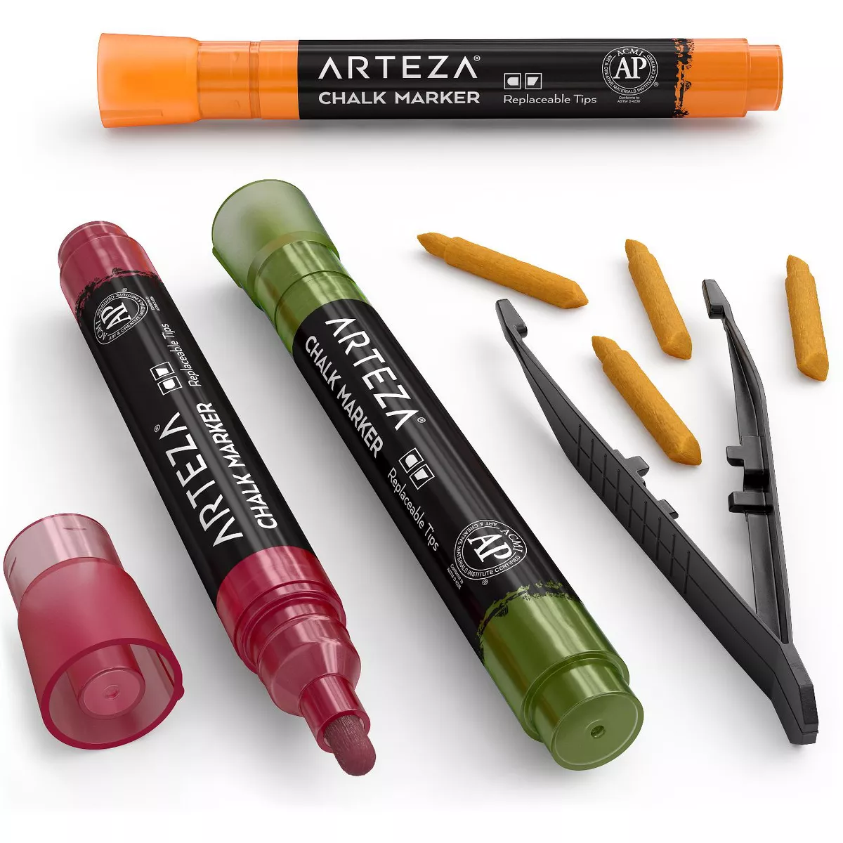 Arteza Earth Tone Pastel Liquid Chalk Markers - 16 Pack (ARTZ-8589)