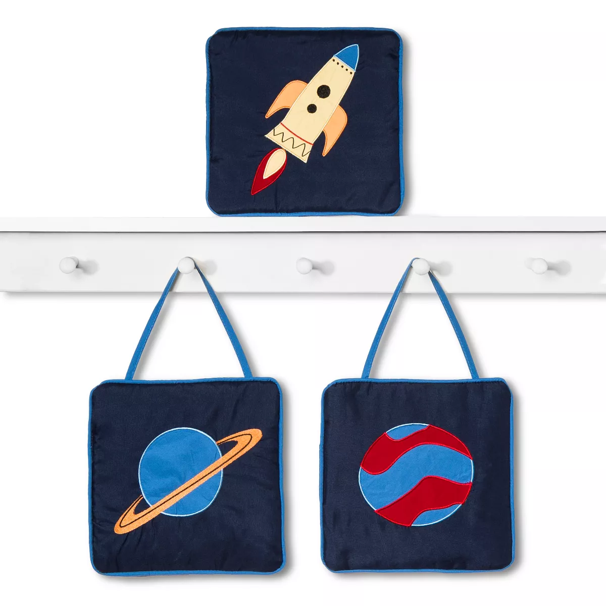 Sweet Jojo Designs Space Galaxy 11pc Crib Bedding Set - Blue