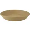 HC Companies Classic Plastic 10 Inch Round Flower Pot Planter Plant Saucer Drip Tray, Sandstone