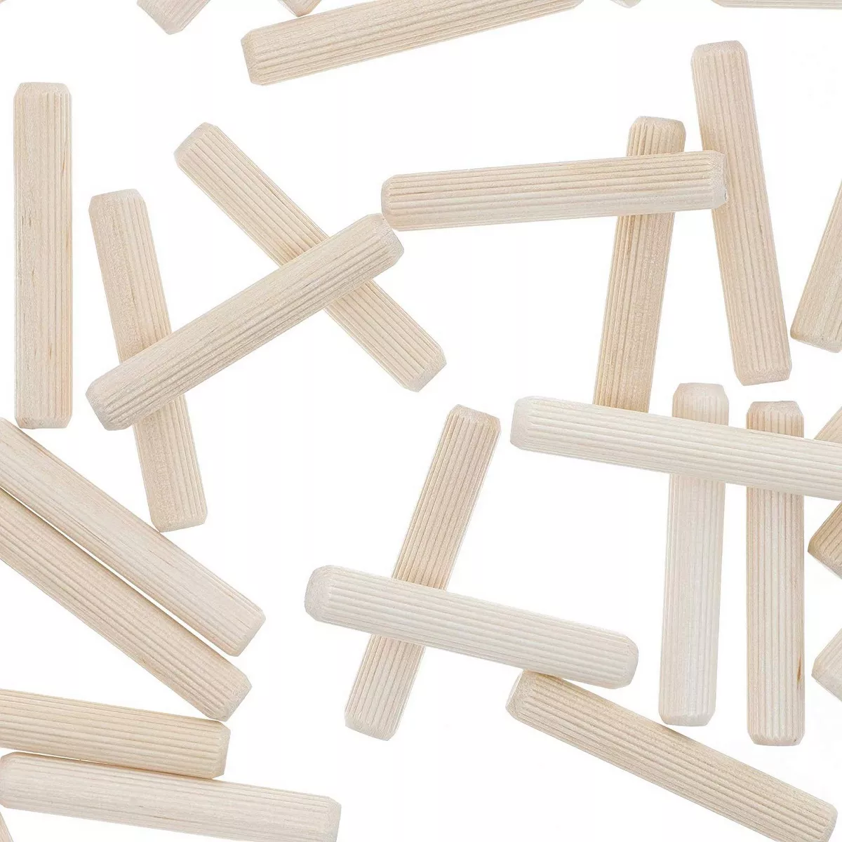 Bright Creations 100-Pack Wood Dowel Rod Pins for furniture repairs DIY Arts and Crafts, 2.3x0.4 in