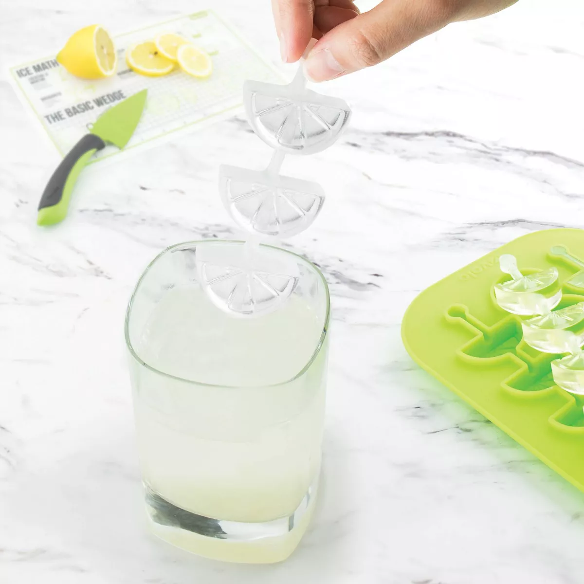 Tovolo Citrus Swizzle Stick Ice Mold Spring Green