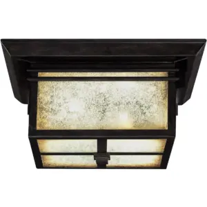 Franklin Iron Works Mission Outdoor Ceiling Light Fixture Walnut Bronze 15