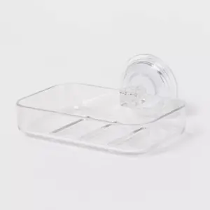 Suction Soap Dish Clear - Room Essentials™