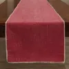 Split P Frayed Edge Table Runner - 72''L - Fuchsia
