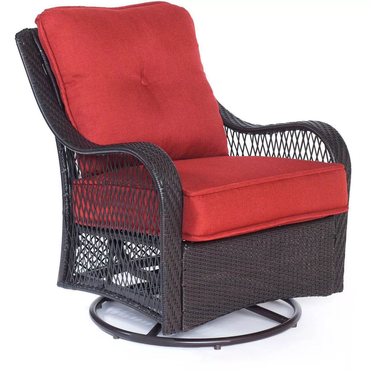 Merritt 3pc Woven Swivel Chair Patio Seating Seat - Cambridge