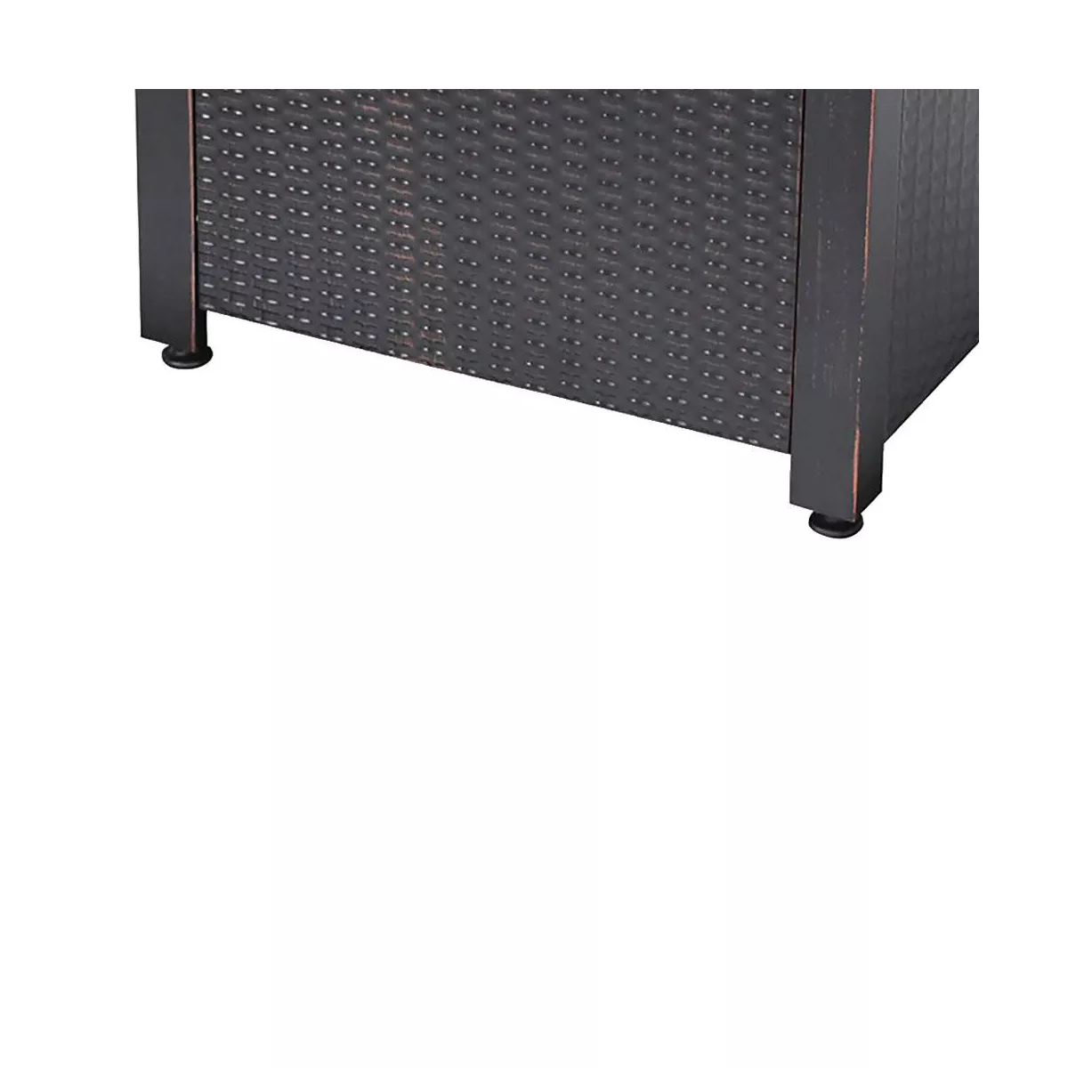 Endless Summer 30 inch Gas Firepit with Lava Rock and Real Slate Mantel