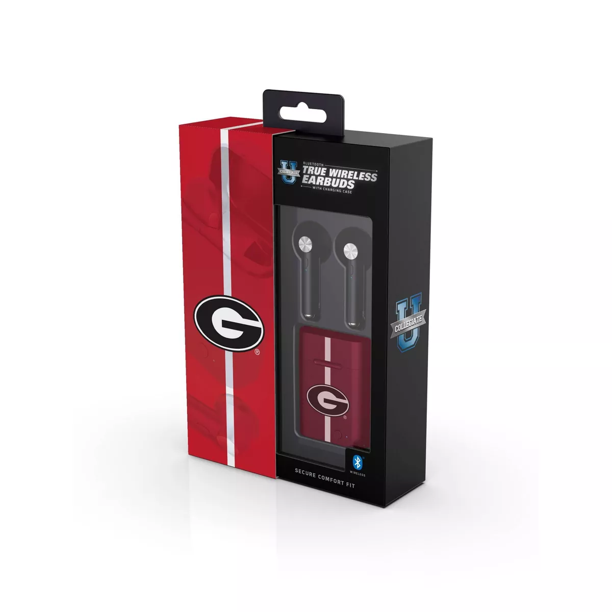 NCAA Georgia Bulldogs True Wireless Bluetooth Stem Earbuds