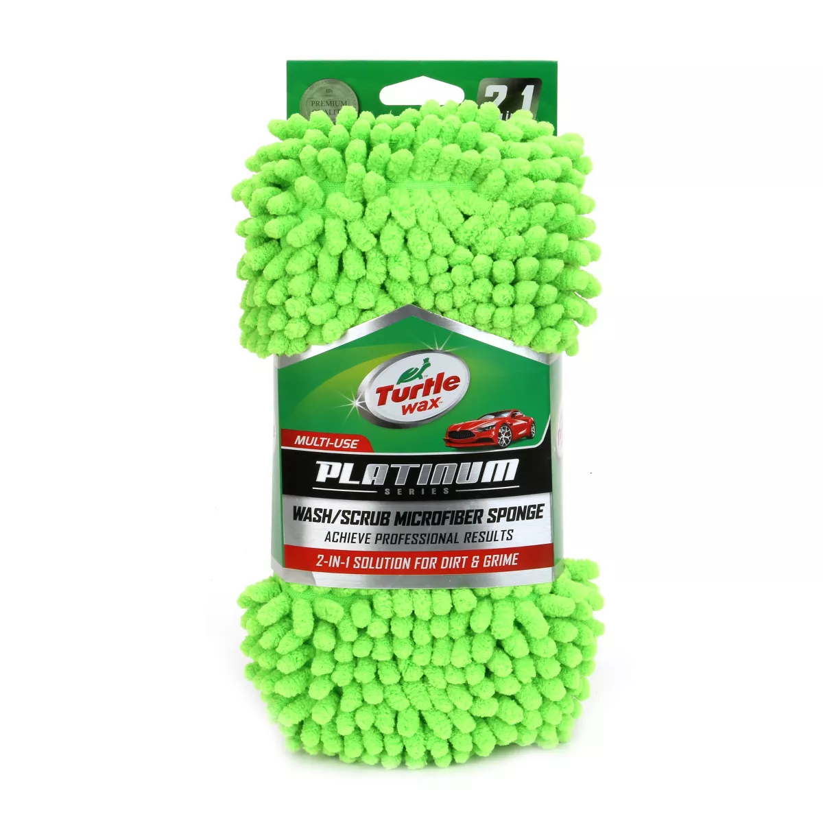 Turtle Wax Platinum 2-in-1 Microfiber Car Wash/Scrub Sponge