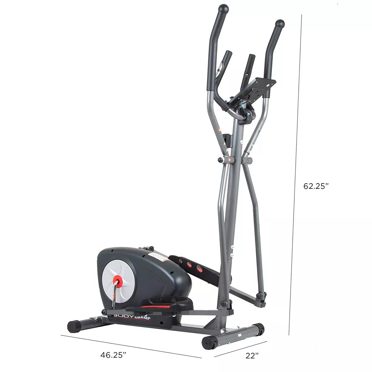 Body Flex BR2117 Cardio Body Champ Body Rider 2 in 1 Dual Elliptical Trainer