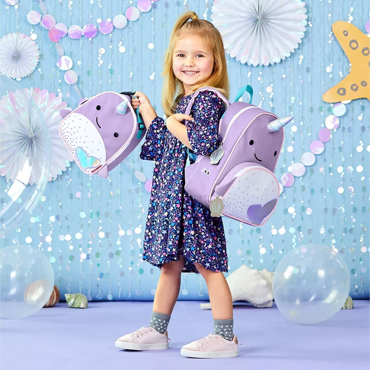 Skip Hop Zoo Little Kids' & Toddler Insulated Lunch Bag - Narwhal
