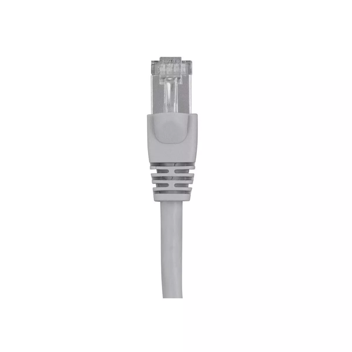 Monoprice Cat6A Ethernet Patch Cable - Network Internet Cord - RJ45, 550Mhz, STP, Pure Bare Copper Wire, 10G, 26AWG, 7ft, Gray