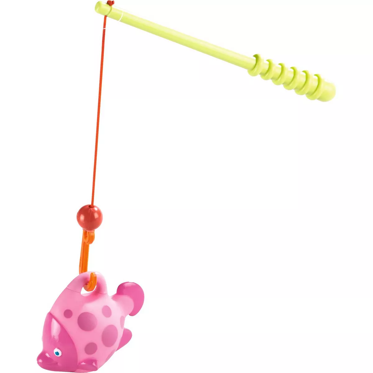 HABA Water Friends Ocean Fishing Fun Bath Toy with 5 Squirting Fish
