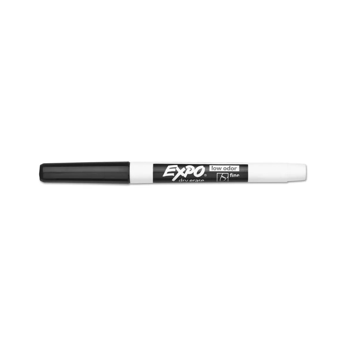 EXPO Low Odor Dry Erase Marker Fine Point Black 36/Box