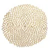 4pk Pressed Dahlia Placemats Brass - Chilewich