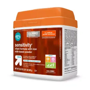 Non-GMO Sensitivity Infant Formula Powder with Iron - 33.2oz/4pk Each - Up&Up™