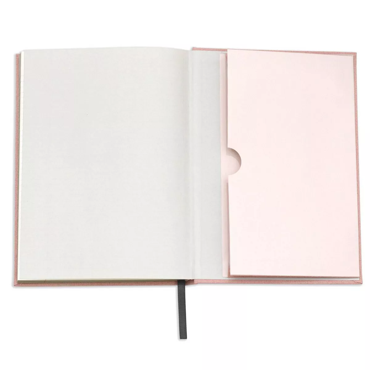 Wit & Delight Lined Journal Pink Linen Note to Self