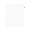 Avery-Style Legal Exhibit Side Tab Divider Title: 78 Letter White 25/Pack 01078