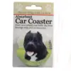 Car Coaster 2.5" American Pit Bull Absorbant Dog Pet E & S Pet - Coasters