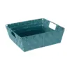 Simplify Large Woven Storage Bin Navy