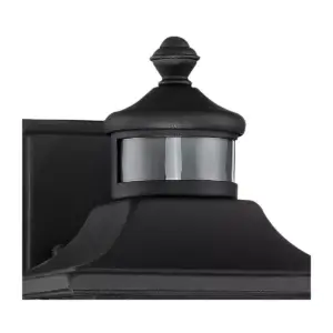 John Timberland Outdoor Wall Light Fixture Black Steel 11 1/2