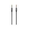 Monoprice Audio Cable - 10 Feet - Black | Auxiliary 3.5mm TRRS Audio & Microphone Cable - Slim, Durable, Gold plated for smartphone, mp3 player,