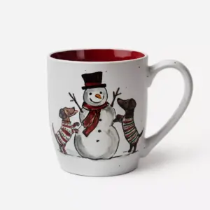 16oz Ceramic Merry Christmas Mug and Lotion Gift Set - Peppermint & Pine