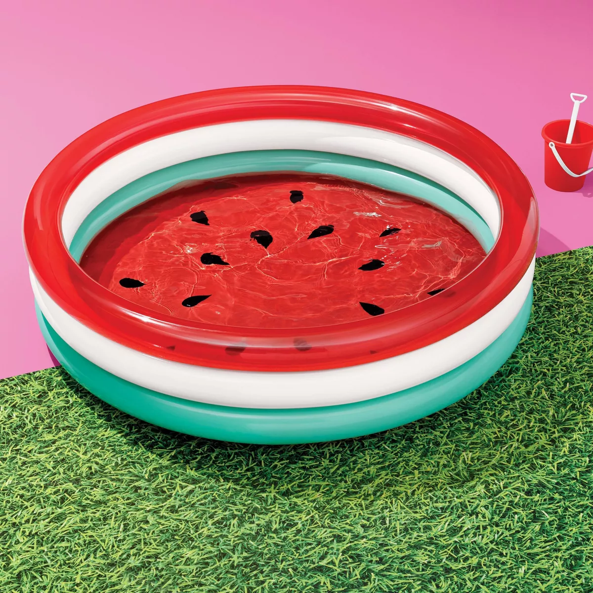 3 Ring Pool Watermelon - Sun Squad™