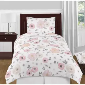 Twin Mini Polka Dot Sheet Set Gray - Sweet Jojo Designs
