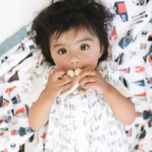Bebe au Lait Wooden Teethers - Boat